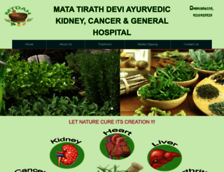 mtdayurvedichospital.com screenshot