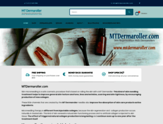 mtdermaroller.com screenshot