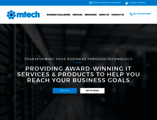mtech.uk.com screenshot