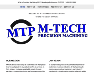 mtechprecisionmachining.com screenshot