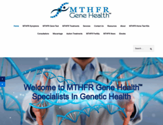 mthfrgenehealth.com screenshot