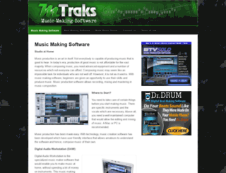 mtraks.com screenshot