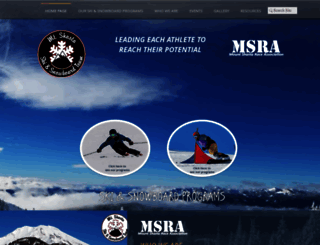 mtshastaskiteam.com screenshot