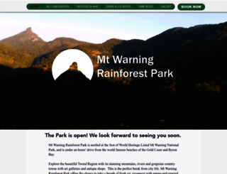 mtwarningrainforestpark.com screenshot