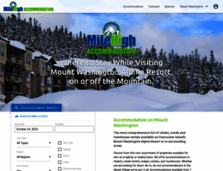 mtwashingtonaccommodation.com screenshot