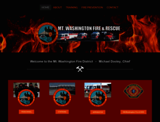 mtwashingtonfire.com screenshot