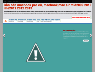muabanmacbookprocu2013.blogspot.com screenshot