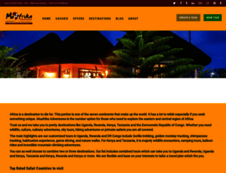 muafrikaadventures.com screenshot