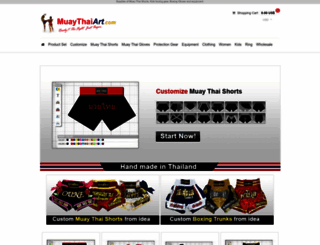 muaythaiart.com screenshot