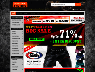 muaythaifactory.com screenshot
