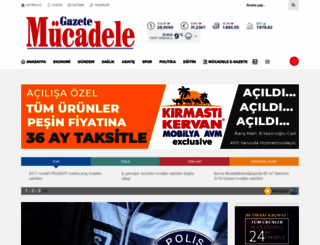 mucadelegazete.com screenshot