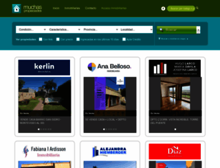 muchaspropiedades.com.ar screenshot