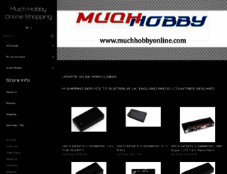 muchhobbyonline.com screenshot
