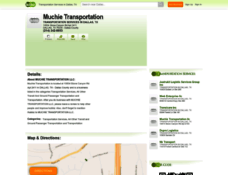 muchie-transportation-llc.hub.biz screenshot