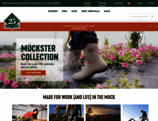 muckbootcompany.com screenshot