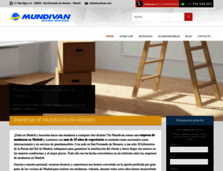 mudanzasmundivan.com screenshot