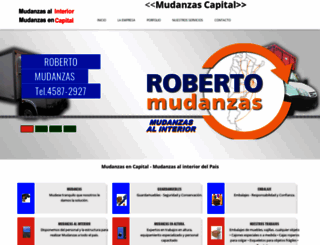 mudanzasroberto.com.ar screenshot