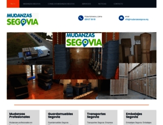 mudanzassegovia.org screenshot