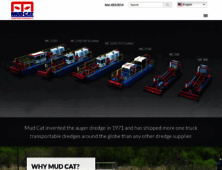 mudcatdredge.com screenshot