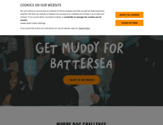 muddydog.battersea.org.uk screenshot
