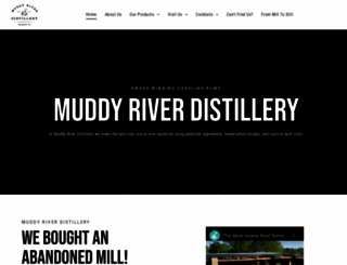 muddyriverdistillery.com screenshot
