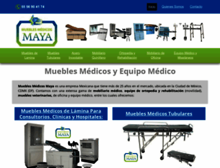 muebles-medicos.com.mx screenshot