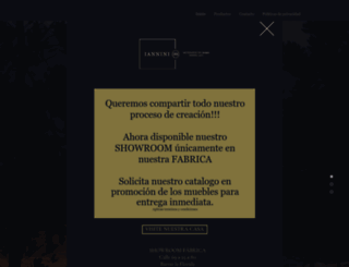 mueblesiannini.com screenshot