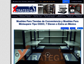mueblesparatiendasyminisupers.com.mx screenshot