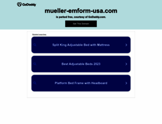 mueller-emform-usa.com screenshot