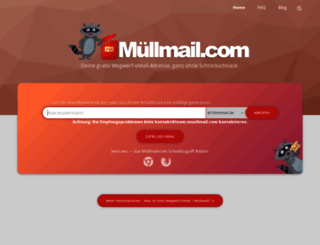 muellmail.com screenshot