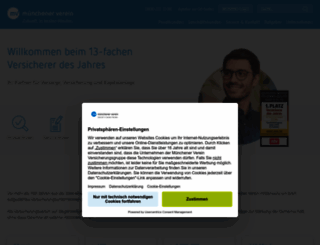muenchener-verein.de screenshot