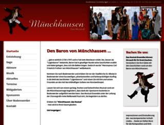 muenchhausen-musical.de screenshot