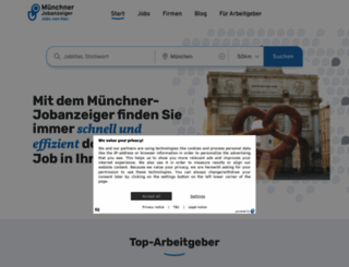muenchner-jobanzeiger.de screenshot