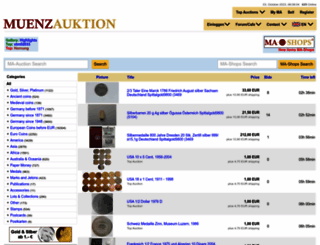 muenzauktion.info screenshot