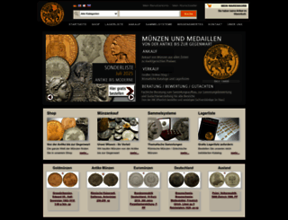 muenzen-ritter.com screenshot