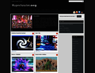 mugencharacters.org screenshot