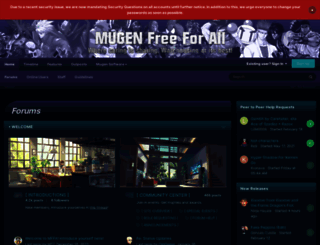 mugenfreeforall.com screenshot