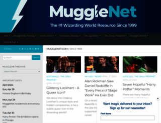 mugglenet.com screenshot