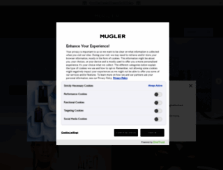 mugler.co.uk screenshot