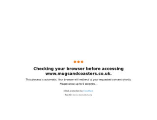 mugsandcoasters.co.uk screenshot