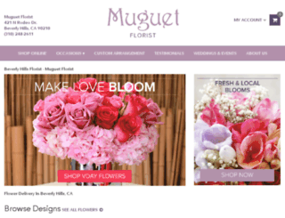 muguetflowers.com screenshot