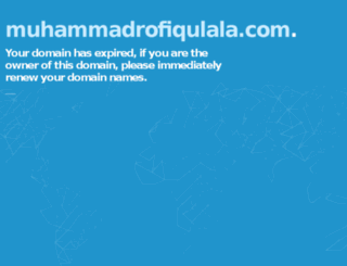 muhammadrofiqulala.com screenshot