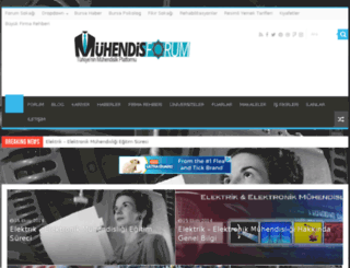 muhendisforum.com screenshot