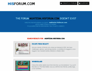 muhtesim.hisforum.com screenshot