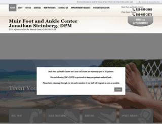muirfootandanklecenter.com screenshot