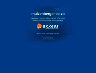 muizenberger.co.za screenshot