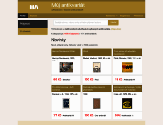 muj-antikvariat.cz screenshot
