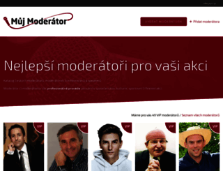 muj-moderator.cz screenshot