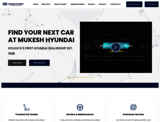 mukeshhyundai.com screenshot