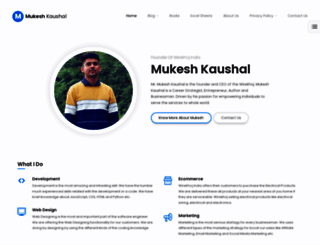mukeshkaushal.com screenshot